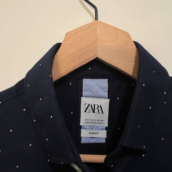 Zara Dotted button down shirt - Picture 3 of 3